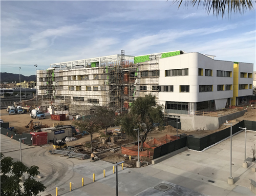 Exterior of Samohi Discovery Building 